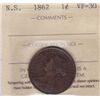 Image 1 : 1862 Nova Scotia One Cent