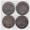 Image 1 : Lot of Four Newfoundland Five Cents