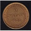 Image 2 : 1872 Newfoundland $2 Gold