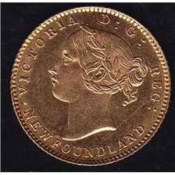 1880 Newfoundland $2 Gold