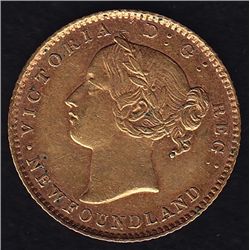 1881 Newfoundland $2 Gold