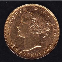 1888 Newfoundland $2 Gold