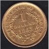 Image 2 : 1853 USA One Dollar Gold