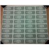 Image 2 : Lot of Two USA Uncut $1 Sheets of 32 Banknotes