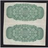 Image 2 : 1870 Dominion of Canada Uncut Pair Twenty Five Cents
