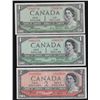 Image 1 : Lot of Six 1954 Bank of Canada Devil's Face Banknotes