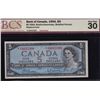 Image 1 : 1954 Bank of Canada $5 Replacement Note