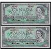 Image 1 : 1967 Bank of Canada $1 Specimen Pair