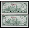 Image 2 : 1967 Bank of Canada $1 Specimen Pair