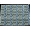 Image 1 : 1973 Bank of Canada $1 Sheet of 40 Notes