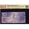 Image 1 : 2001 Bank of Canada $10 Insert Note