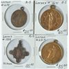Image 2 : Lot of Four Leroux Medals