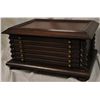Image 1 : Lot of 78 Medals & Tokens in Lovely Wooden Coin Cabinet