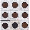 Image 1 : Lot of 9 Province of Canada Tokens