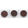 Image 2 : Lot of Three Magdalen Island One Penny Tokens