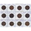 Image 1 : Lot of Twelve Lower Canada Tokens