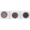 Image 2 : Lot of Three Counterstamp Canadian Coins
