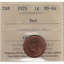 1929 One Cent