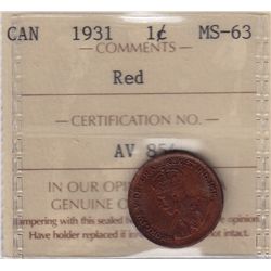 1931 One Cent