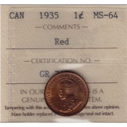 1935 One Cent
