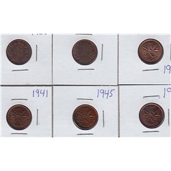 Lot of Six One Cents