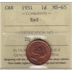 1951 One Cent