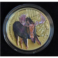 2009 Olympic Moose $75 Gold Coin