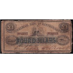 1867 Commercial Bank of Newfoundland £1