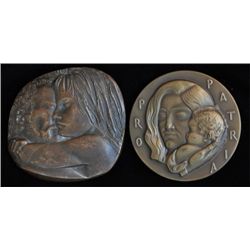 Lot of Two European Medals