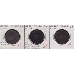 Lot of 3 Nova Scotia Tokens