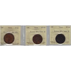 Lot of Three ICCS Graded Tokens