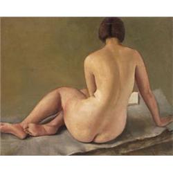 Szabó Vladimir (Balassagyarmat, 1905 - Budapest, 1991), Olvasó akt, 1935