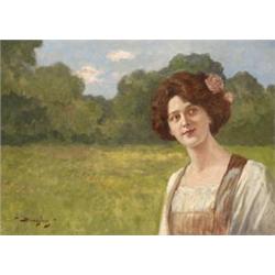 Margitay Tihamér (Jenke, 1859 - Budapest, 1922), Leány a mezon