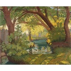 P. Kováts Ferenc (Nagybánya, 1911-Nagybánya, 1983), Folyópart