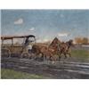 Image 1 : Juszkó Béla (Tatatóváros, 1877 - Budapest, 1969), Lovasszekér
