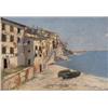 Image 1 : Déry Béla (Budapest, 1870 - Budapest, 1932), Mediterrán táj