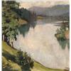 Image 1 : Gimes Lajos (Miskolc, 1886 - ?, 1945), Folyópart, 1913