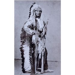 Touch The Clouds, Sioux by Julius Ulke, CA 1877 Th