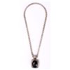 Image 1 : Sterling Silver and Jet Necklace