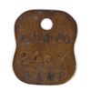 Image 2 : 1890-1920's Anaconda Mining Tags or Chincks