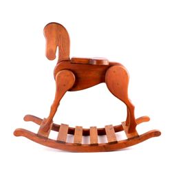 Wooden Child's Rocking Horse
