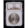Image 1 : 1886 Morgan Silver Dollar NGC MS63 This coins was