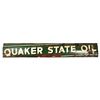 Image 1 : 1949 Quaker State Oil Sign The sign shows some rou