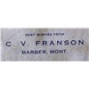 Image 5 : 1930's C.V. Franson Barber, Montana Calendar
