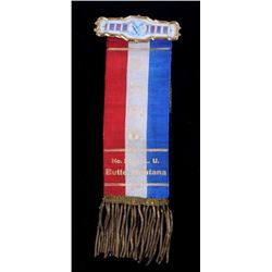 Butte Barber's Protective Union Ribbon Montana