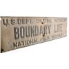 Image 3 : Yellowstone National Park Boundary Line Sign