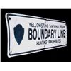 Image 3 : Yellowstone National Park Boundary Sign