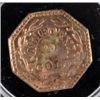 Image 3 : 1860 California Gold Coin This is an original 1860