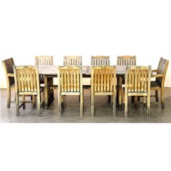 Royal Teak Outdoor Dinning Set (10 chairs)