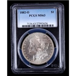 1882 O Morgan Silver Dollar PCGS MS63 This coins w